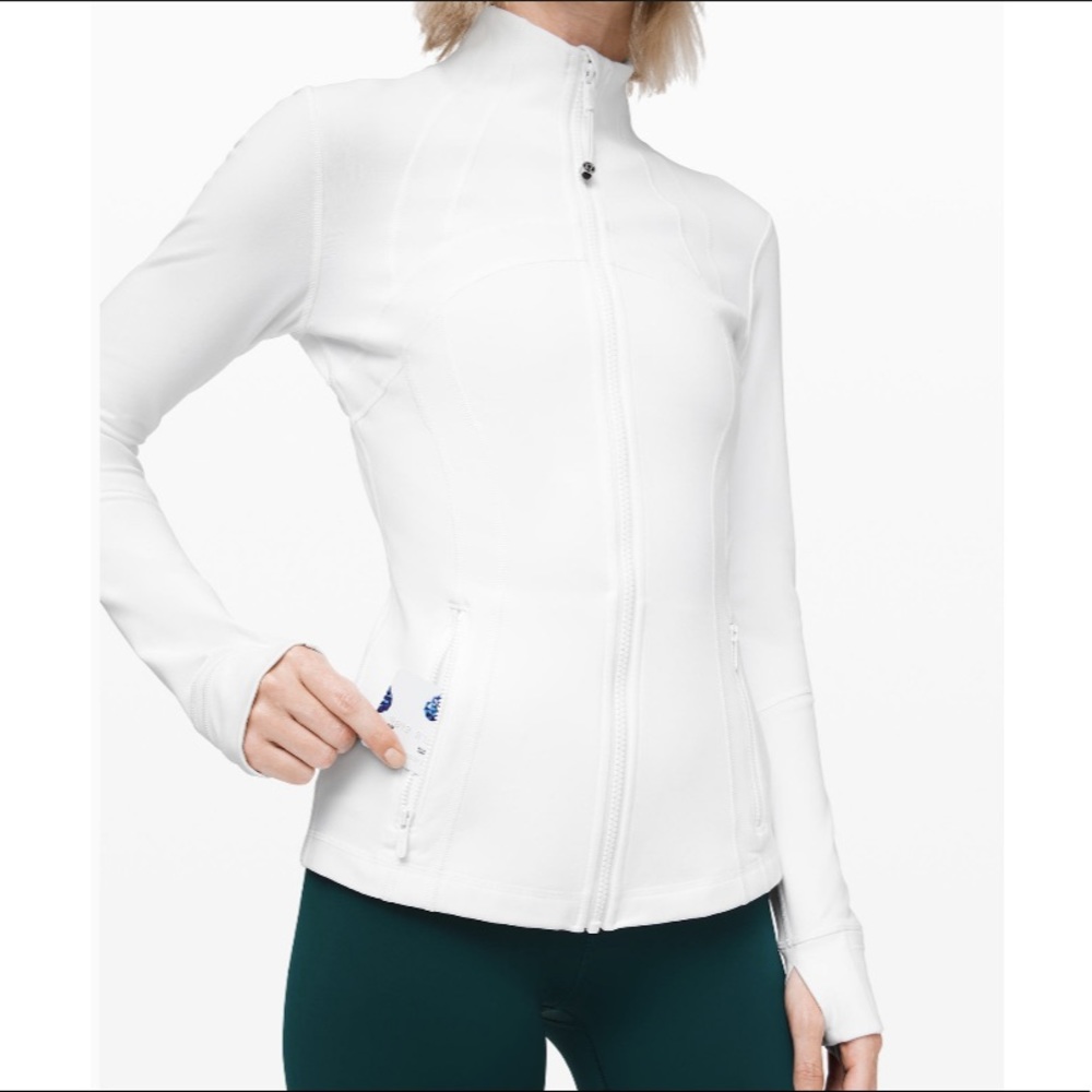 Lululemon White Define Jacket Long Sleeve